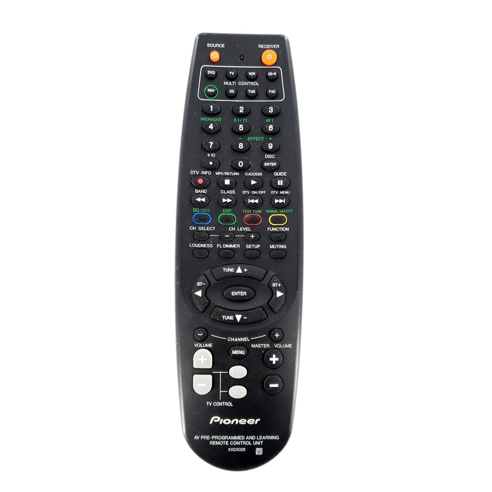 Genuine Pioneer XXD3028 Pre-Programed & Learning Remote Control OEM Tested Works